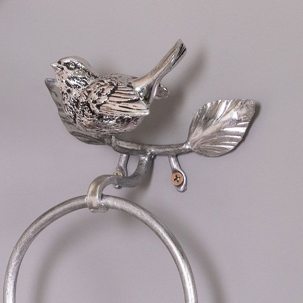 Держатель для полотенец Терра Лавли Античное серебро