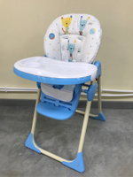 Стул для кормления "Космик" NEW (голубой арт.140703)