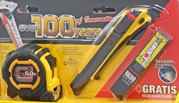 Набор рулетка нож и лезвия TAJIMA 100th Anniversary Convex-Set