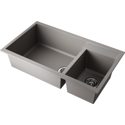Мойка Omoikiri Tedori 86-2-LB-GR Tetogranit/leningrad grey