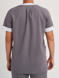 Костюм медицинский мужской Бл-510а+Б-108 со спины