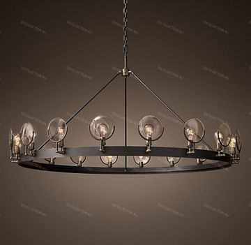 Люстра GASLIGHT LENS Restoration Hardware 68450903