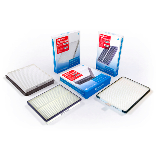 Фильтр салонный ВАЗ 2170 (угольный, Halla)