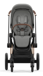 Коляска 3 в 1 Cybex Priam IV Rosegold complete и автокресло Cloud T i-Size Cozy Beige Plus Mirage Grey