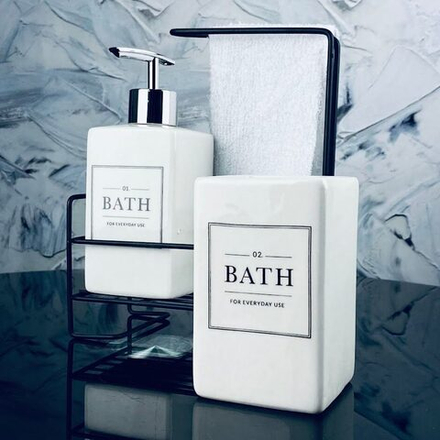 Lenardi 146-031 Ванный набор 4пр. в под.уп.(х12)Фарфор