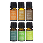 Pure Body Naturals, Зимняя коллекция эфирных масел, ограниченная серия, набор из 6 предметов, по 10 мл (0,33 жидк. унц.)