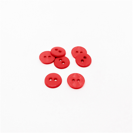 Пуговица №319,10мм (цв.красн.)