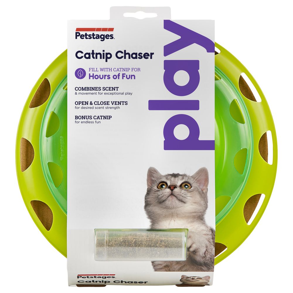 Игрушка Petstages для кошек Трек с контейнером для кошачьей мяты Игрушка Petstages для кошек Трек с контейнером для кошачьей мяты