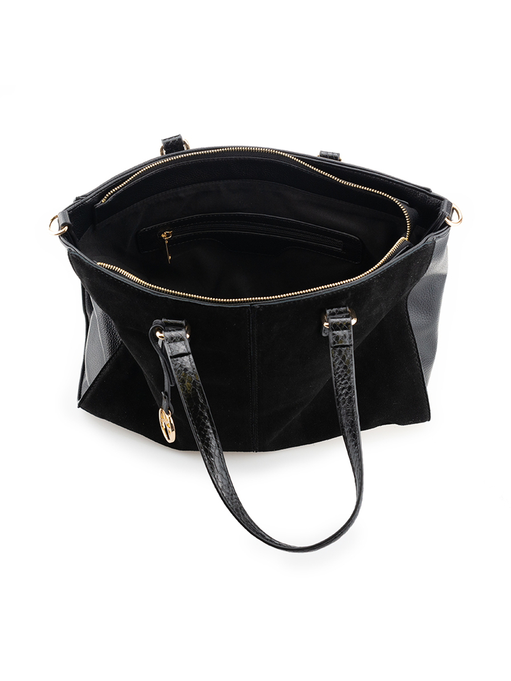 40073/10 Сумка жен., иск. кожа + замша