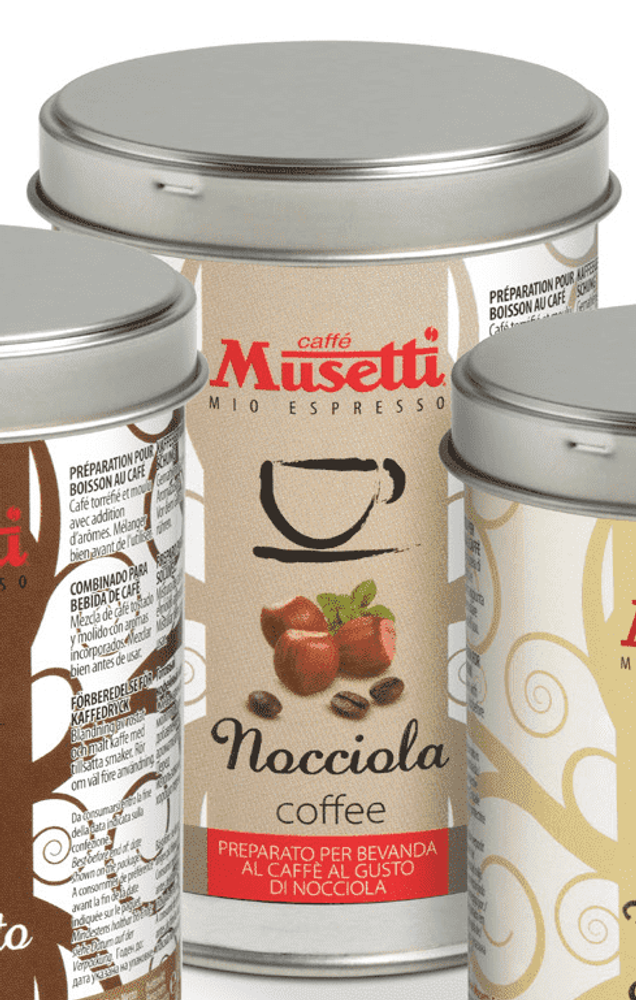 Musetti Кофе ароматизированый Лесной орех 0.125 кг.