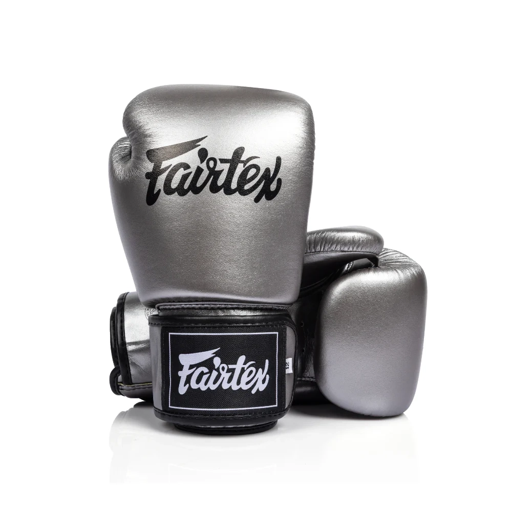 Боксёрские перчатки Fairtex BGV1C-PLUS BOXING - GUN METALLIC