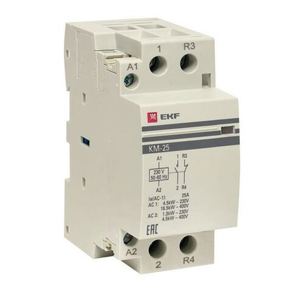 Контактор модульный КМ 25А NО+NC (2 мод,) EKF PROxima