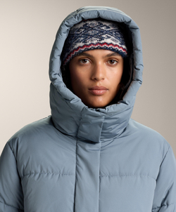 Oysho Жаккардовая повязка на голову, военно-морской