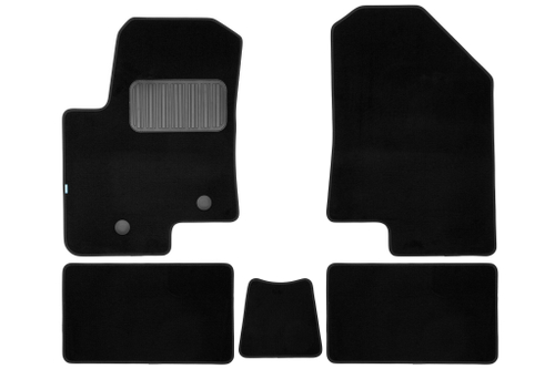 Коврики в салон для CHANGAN CS35Plus 2021-, кроссовер, 5 шт (текстиль) KLEVER0309200722110KH