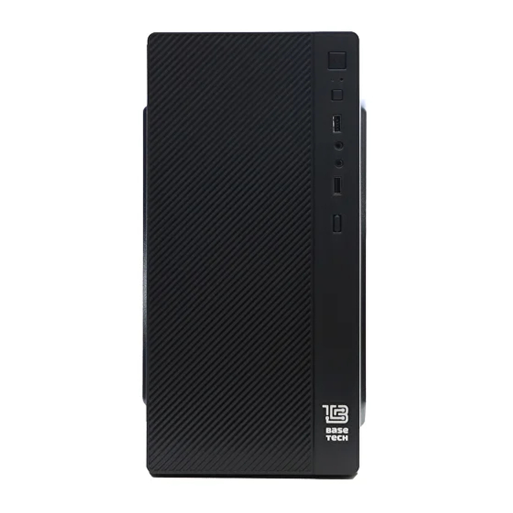Корпус BaseTech M3402, Без БП, mATX, чёрный, 2xUSB2 (BT-M3402-B)