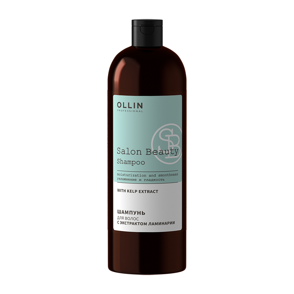 Ollin Salon Beauty Шампунь для увлажнения и гладкости волос с экстрактом ламинарии, 1000 мл