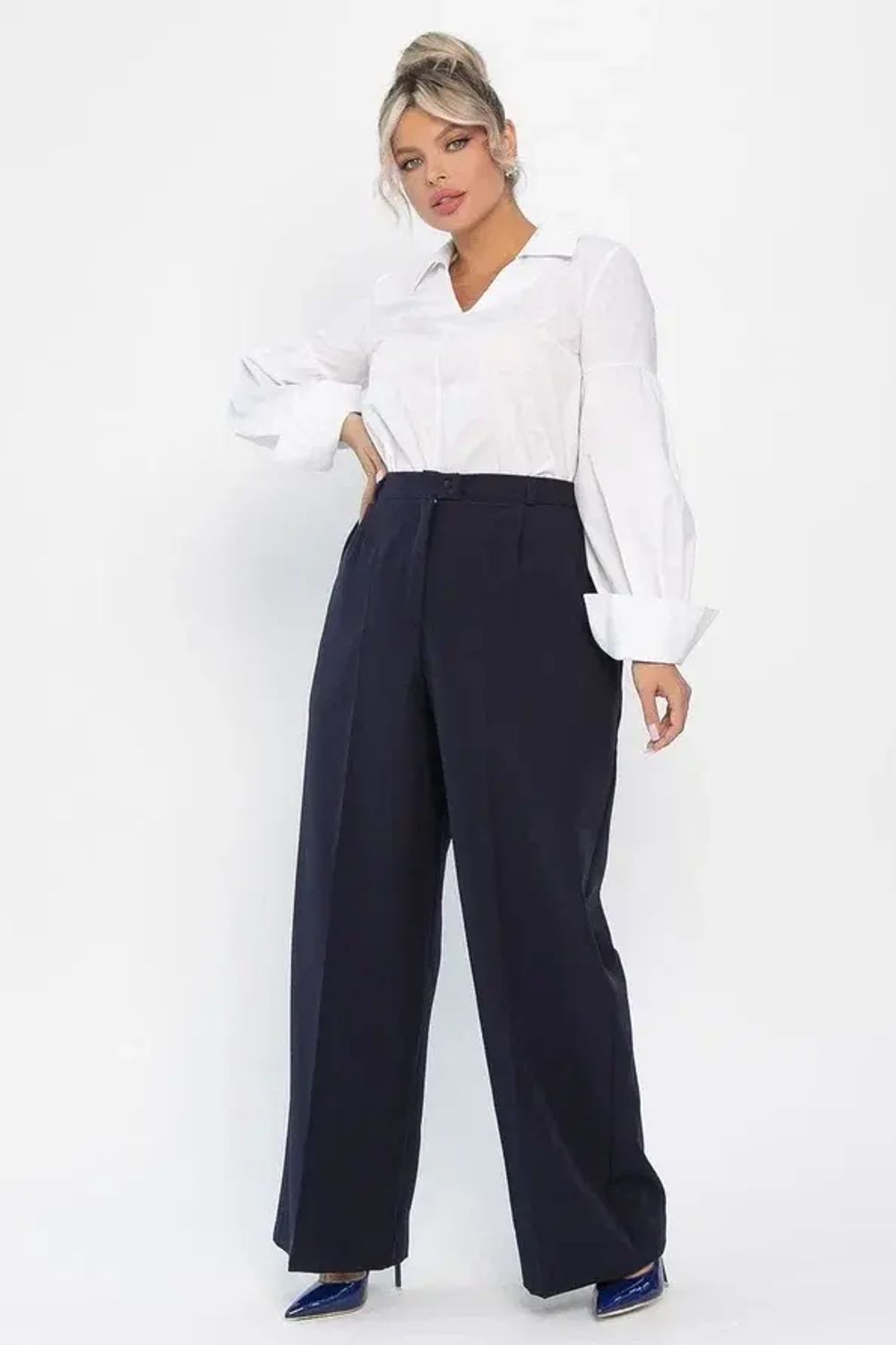 Брюки Скарлет (синие) Б13971-13М LT Collection