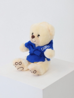 Мишка сувенирный в курточке САМБО синий