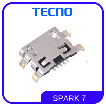 Tecno Spark 7 (KF6n) / Системный разъем (зарядки)
(micro usb) (ORIG)