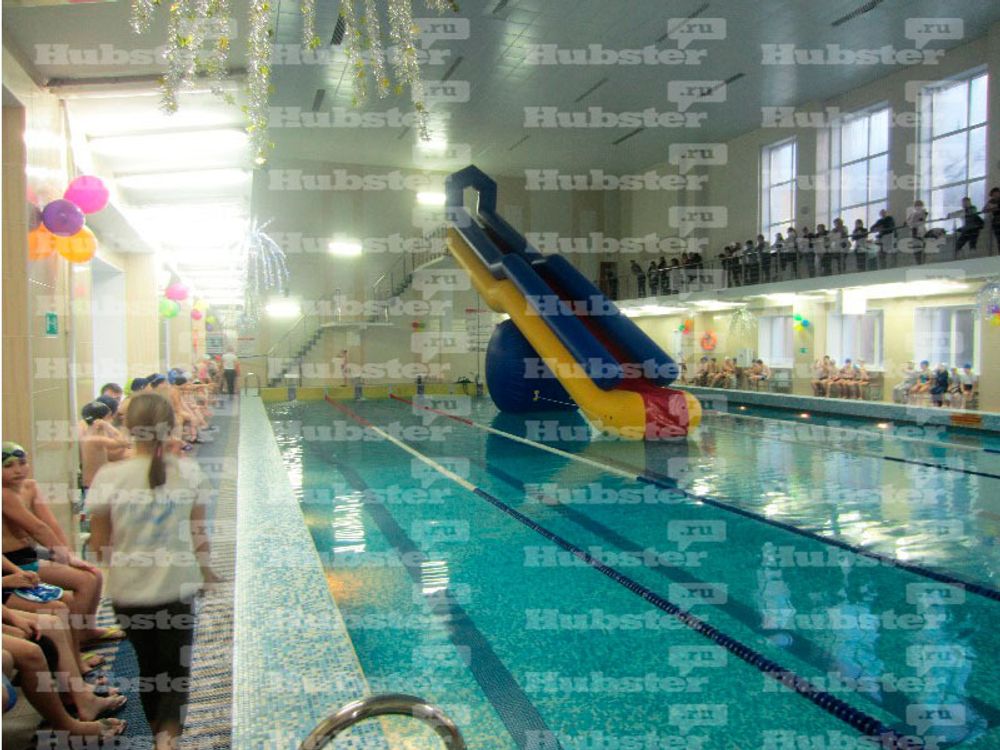 Надувная горка "Каскад 5"