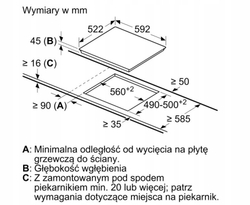 Встраиваемая электрическая варочная панель Bosch PKE611FP2E