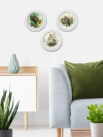 Картина на стену интерьерная на хосте 27 см