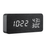 Часы VST-862S-6 White (C/дата/деревянный корпус) USB