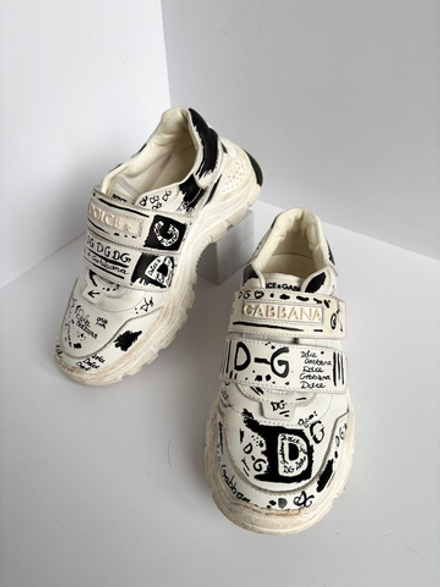 Кожаные кроссовки Dolce & Gabbana, 30