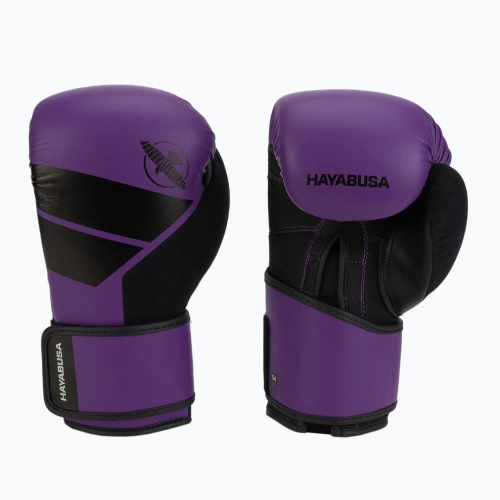 Боксёрские перчатки Hayabusa S4 purple/black