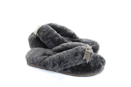 UGG Fluff Flip Flop II Grey