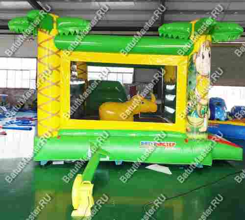 Коммерческий надувной батут "Львёнок" два входа, 4*3.5*3 м