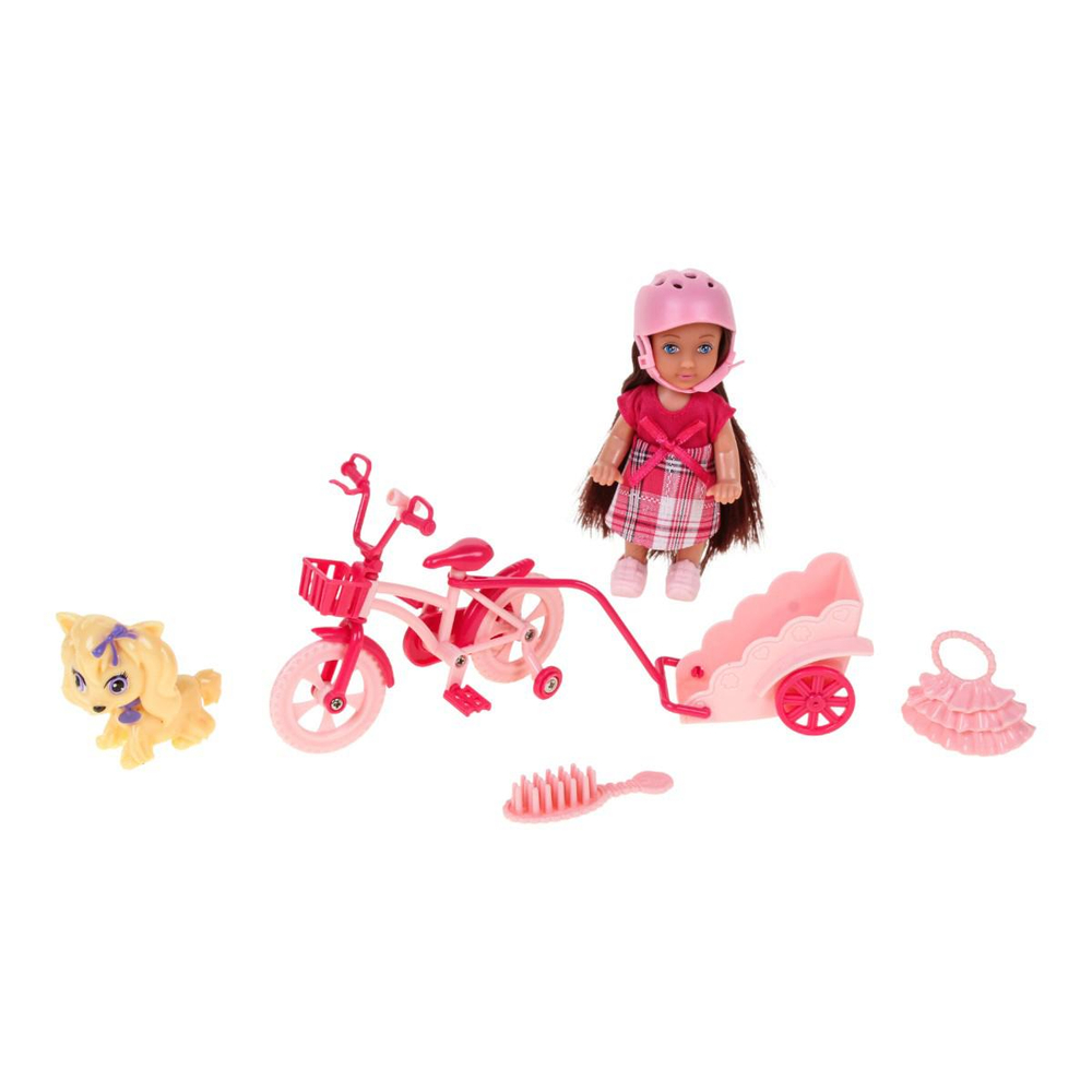 Кукла тип модница с аксесс. коробка 4606