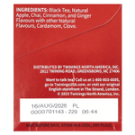 Twinings, Черный чай, чай, яблоко с пряностями, 20 чайных пакетиков, 40 г (1,41 унции)