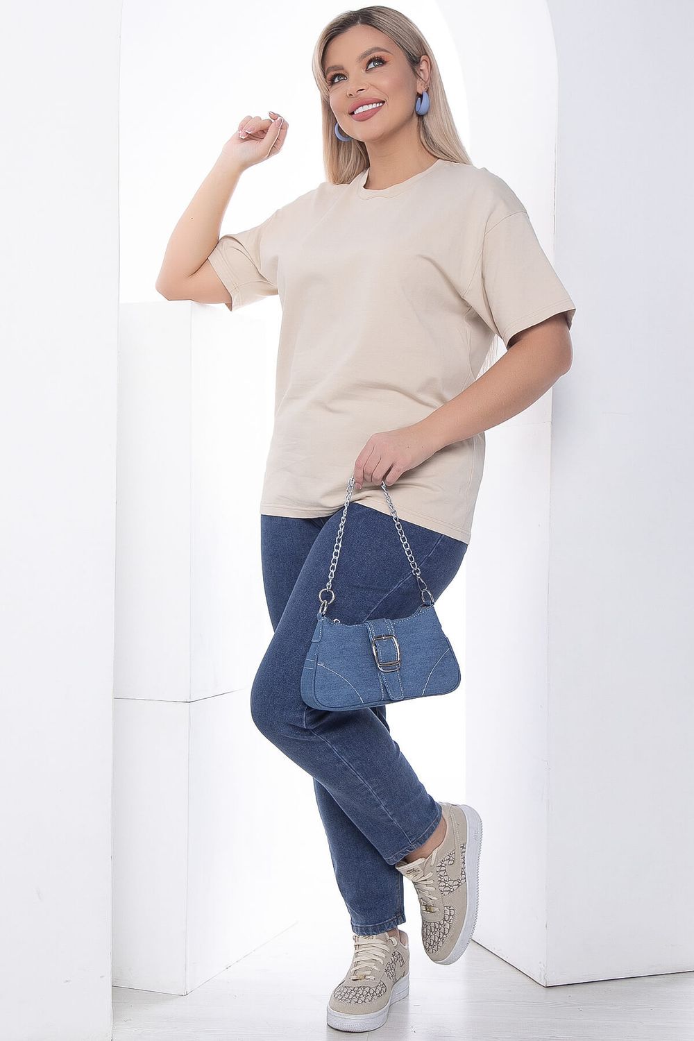 Джинсы Вечерняя прогулка (синие) Б10249 LT Collection