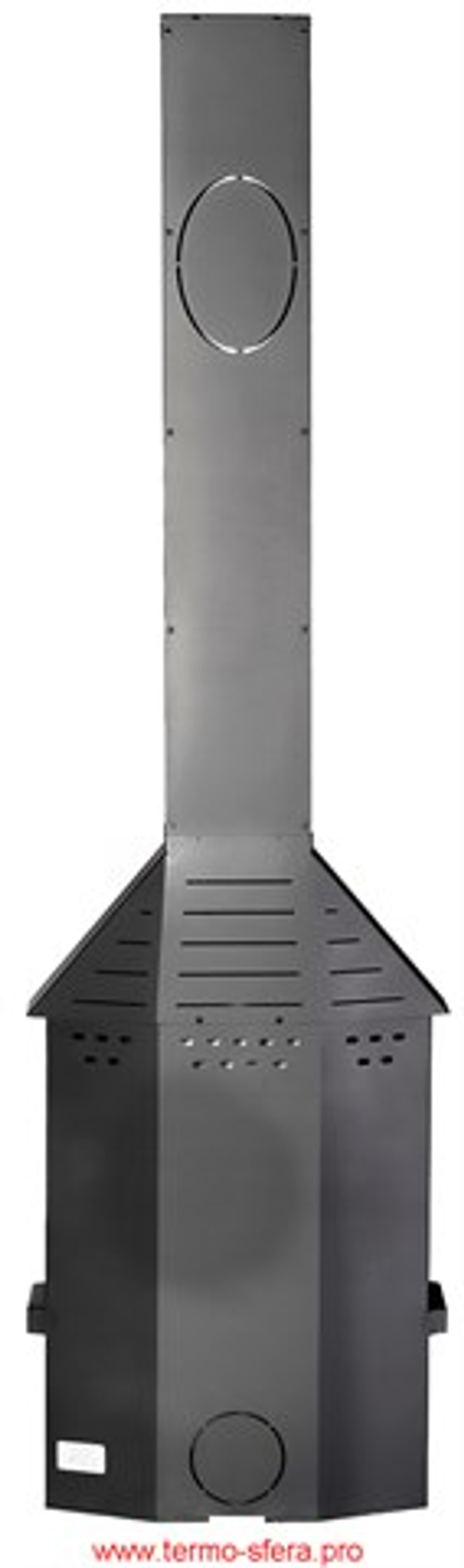 Камин МЮНХЕН ПРИСТЕННО УГЛОВОЙ КОМПАКТ графит