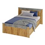 "Франк" Кровать двойная 1.6 КР-14 крафт/метрополитан грей