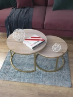 Комплект журнальных столов Акцент - ЗД - МДФ в ПВХ