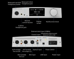 ЦАП и усилитель для наушников Aune S9c Pro Bluetooth, цифро-аналоговый преобразователь, черный