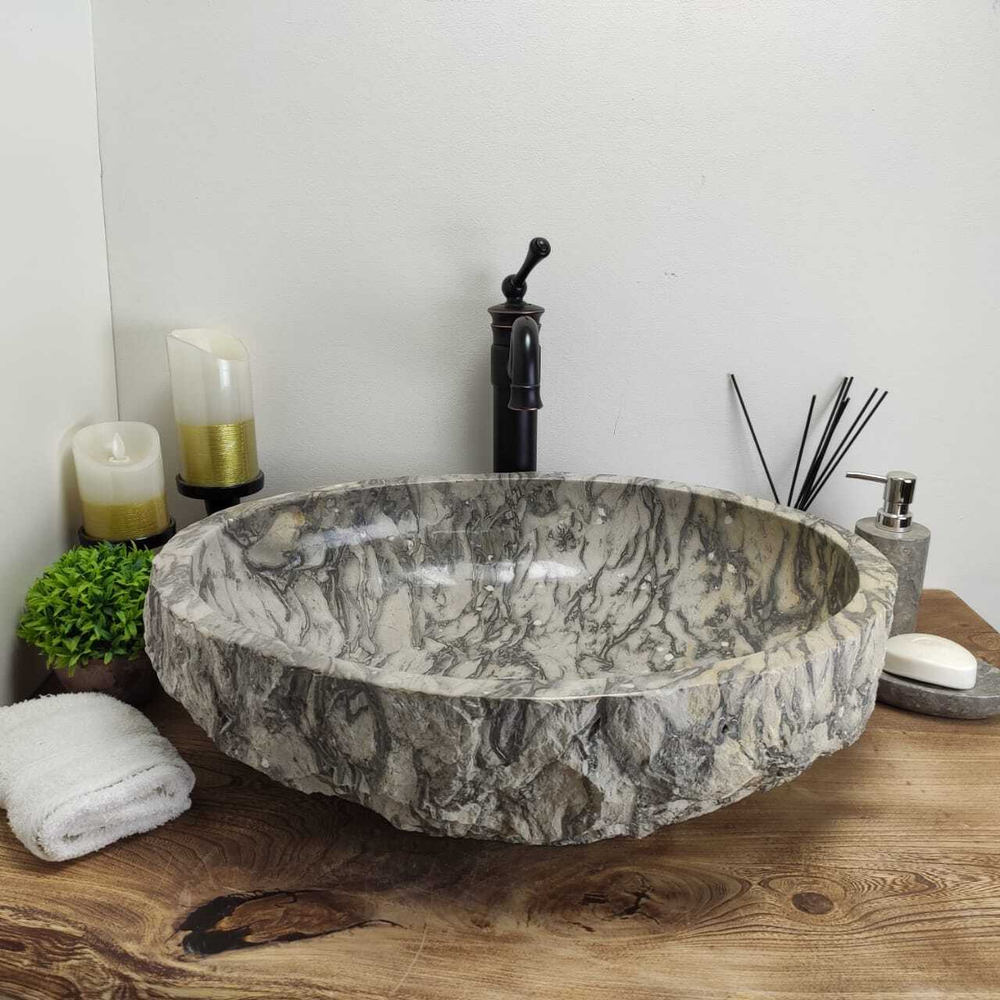 Раковина из мрамора Erozy Doreng EM-60830 56*45*15