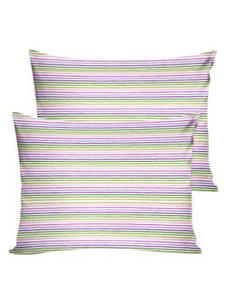 Постельное белье перкаль Сказка "Яркая полоска" 2-спальное Наволочка 50х70 см 2 шт Простынь на резинке 160x200 см Пододеяльник 175x215 см