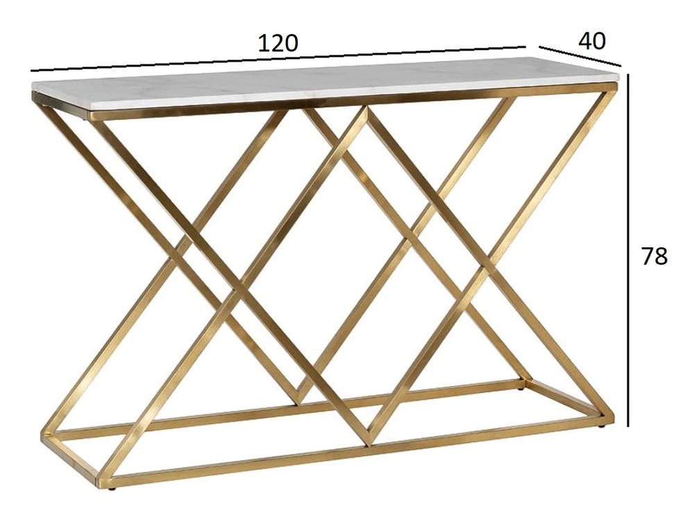 Консольный стол Garda Decor 47ED-CST026GOLD