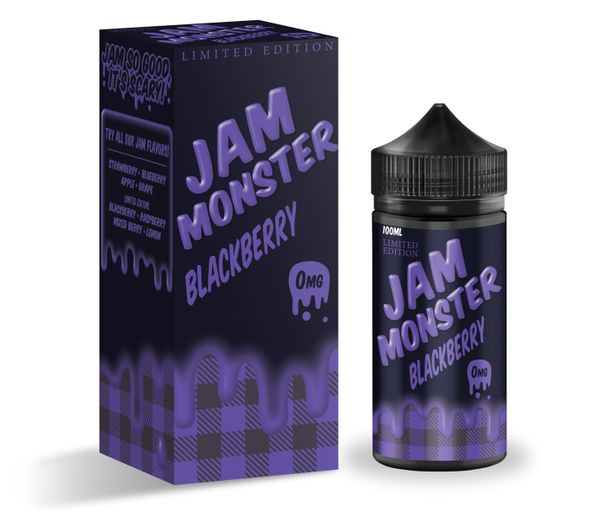 Купить Жидкость для электронной сигареты JAM MONSTER Original - Blackberry (100ml)