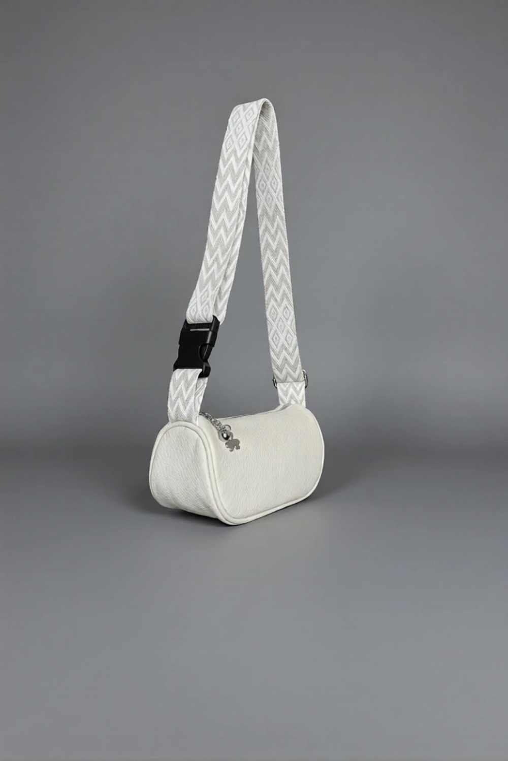 Сумка женская кросс-боди экокожа бежевая QOZA