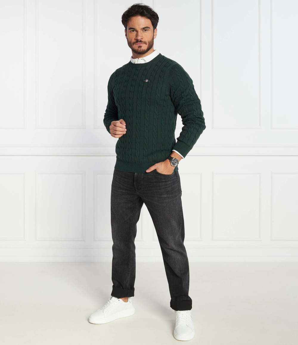 Свитер Gant - темно-зеленый(8050601)