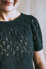 Описание по вязанию топа спицами "My afternoon tee"