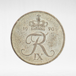 Denmark, 1 Øre - Frederik IX, 1970, VF