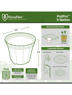 Ведро PotPro 5" круглое 5 GAL (18,9 л)