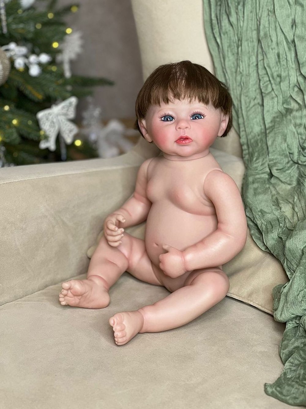 Кукла Реборн виниловая 50см в пакете (FA-806)