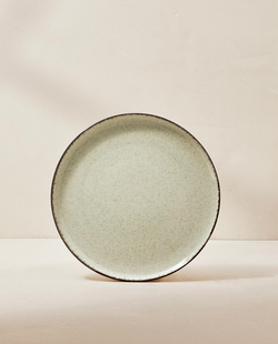 Zara Home набор столовой посуды из фарфора, цвет зелёный, 27 см