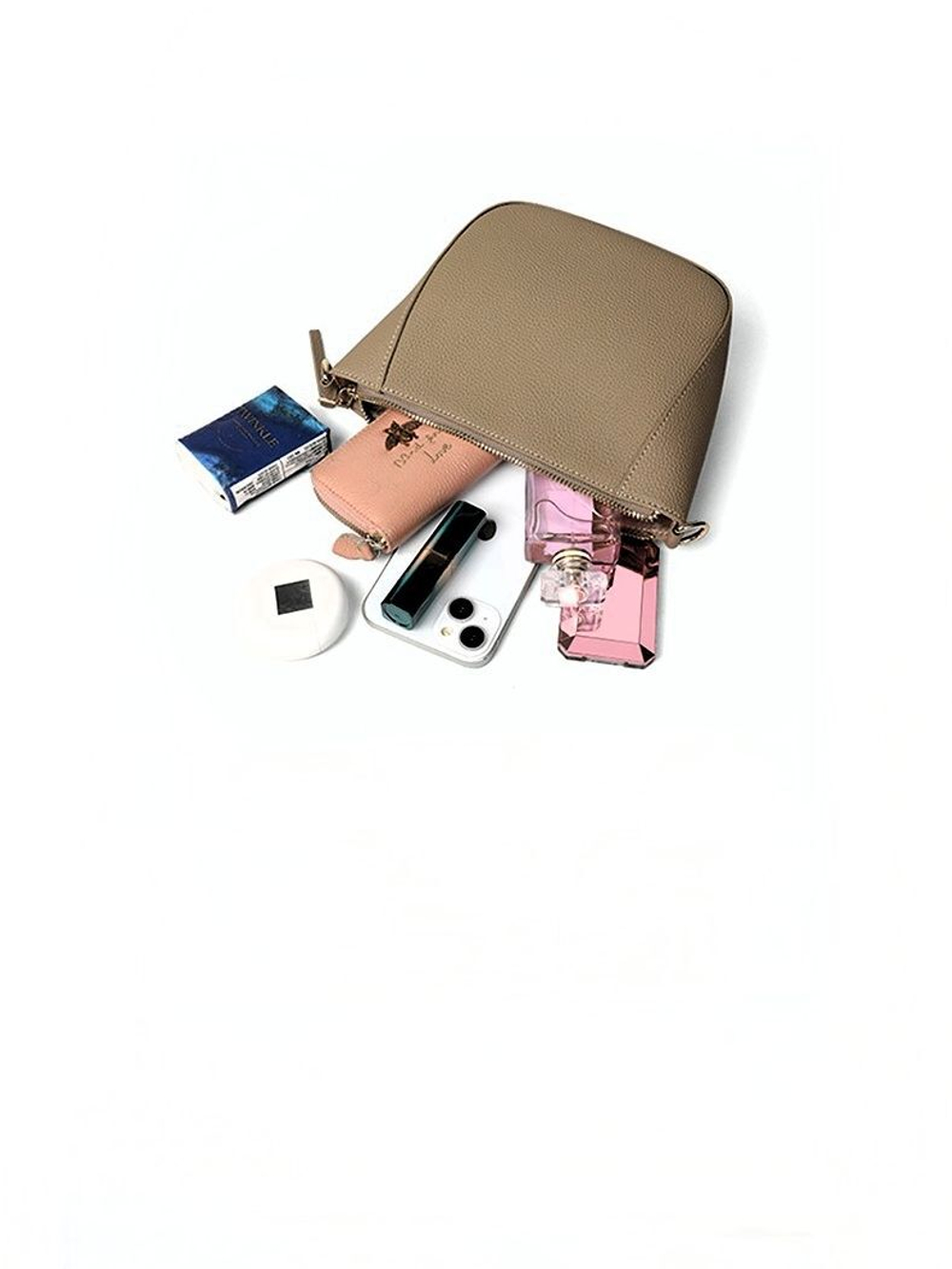 сумка женская натуральная кожа через плечо кросс боди маленькая